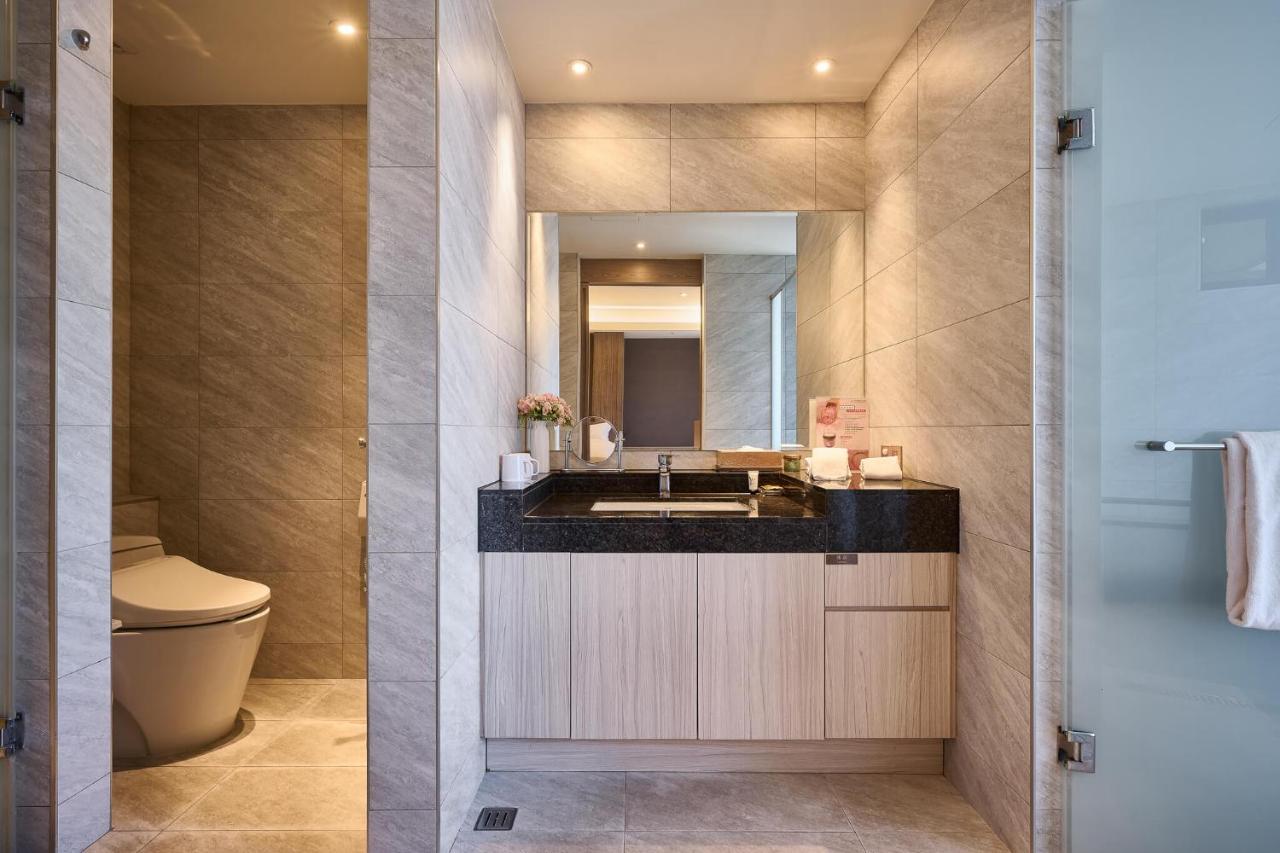 Cuncyue Hot Spring Resort Luodong Bagian luar foto Bathroom